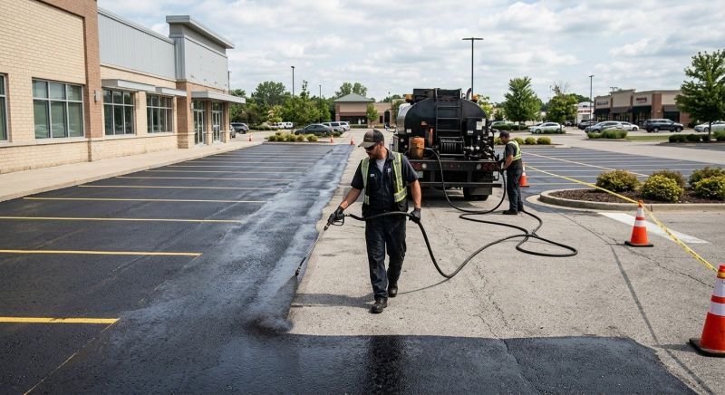 Asphalt Parking Lot Sealing in San Antonio, TX