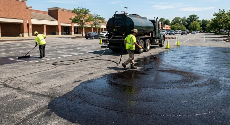 Asphalt Parking Lot Sealing in Denver, CO