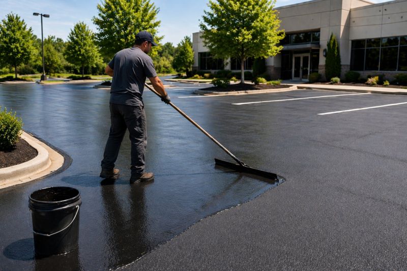 Church Parking Lot Sealcoating in Denver, CO