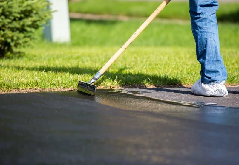 Hot Tar Driveway Sealing in Greenville, SC