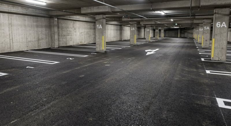 Parking Area Striping in Roswell, GA