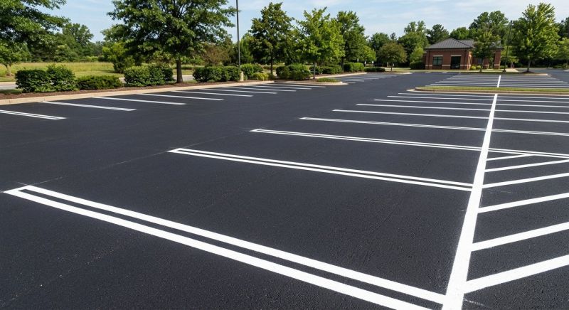 Parking Lot Painting in Roswell, GA
