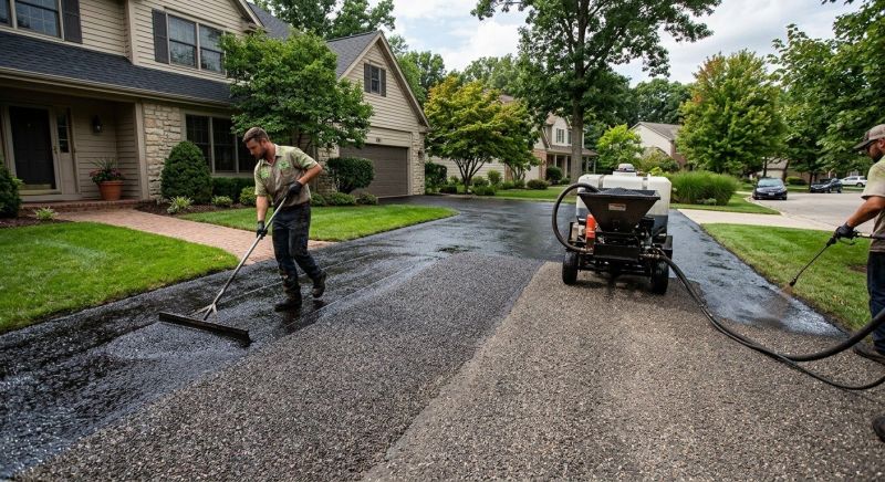 Residential Driveway Sealcoating in Grand Rapids, MI
