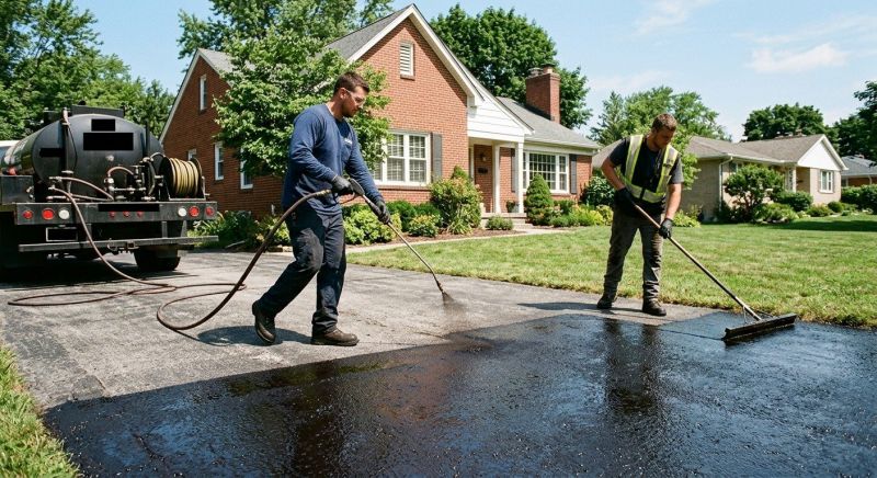 Residential Driveway Sealcoating in Tampa, FL